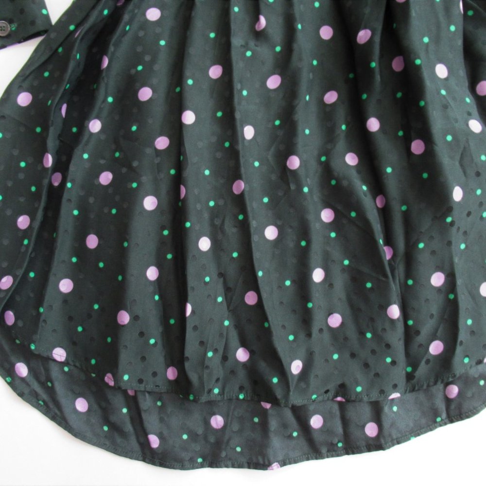 Kate Spade Pop Dots LS Fluid Shirt Dress NWT - Picture 9 of 11